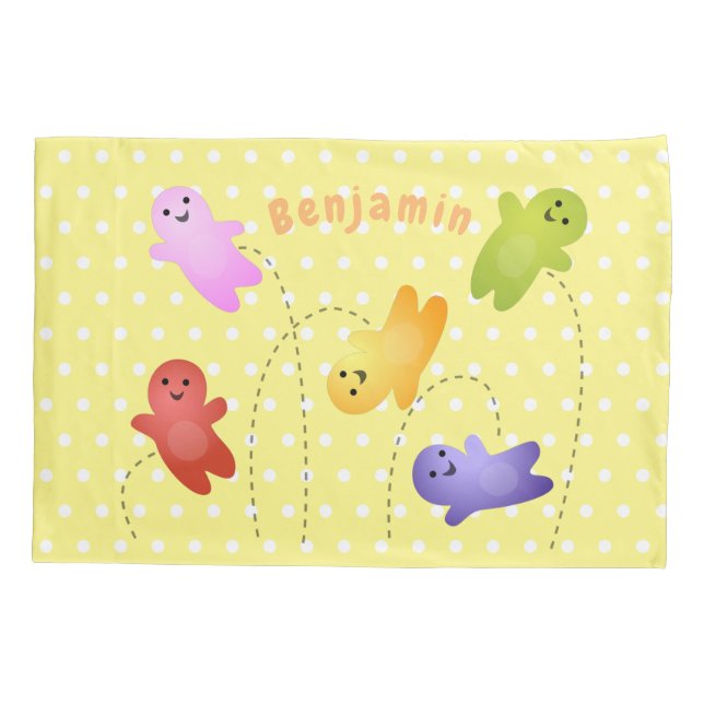 Bebês bonitos de geleia doce desenho animado (Verso)