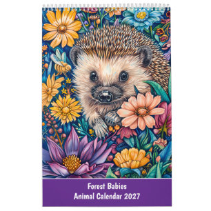 Bebês da Floresta – Calendário Animal 2026
