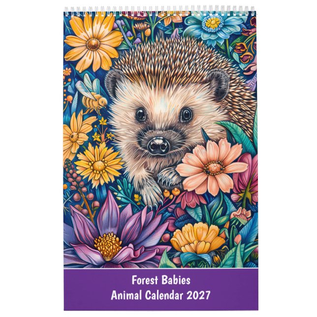 Bebês da Floresta – Calendário de Animais (Capa)