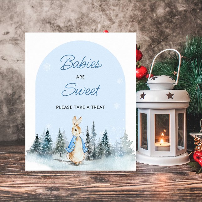 Bebês de Coelho Inverno são Poster de Arco Doce (Criador carregado)