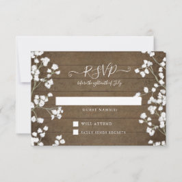 Bebês Florais de Madeira RSVP Chá de fraldas de Ar