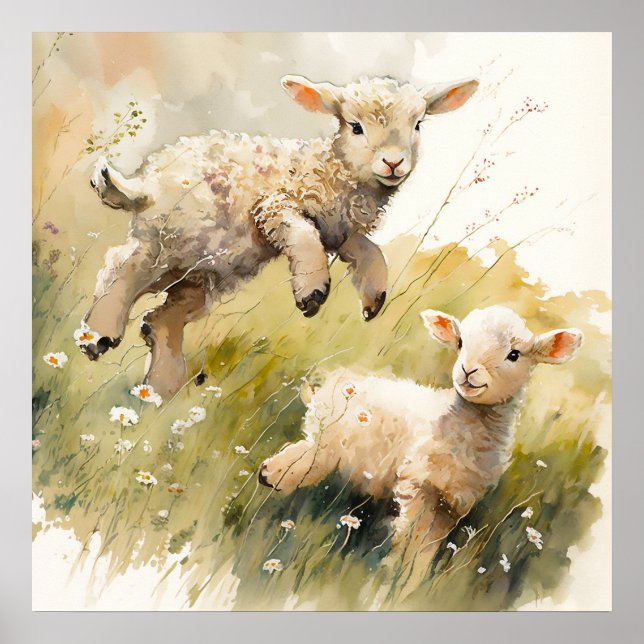 Bebês Impressões de animais para a enfermaria, Saf (Frente)