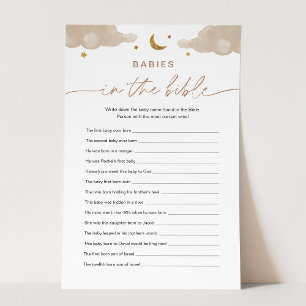 Bebês No Jogo De Chá de fraldas Da Estrela De Bíbl