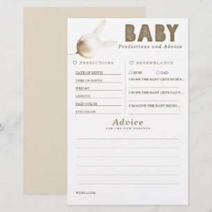 Bebês Predicações e Jogo de Chá de fraldas de 