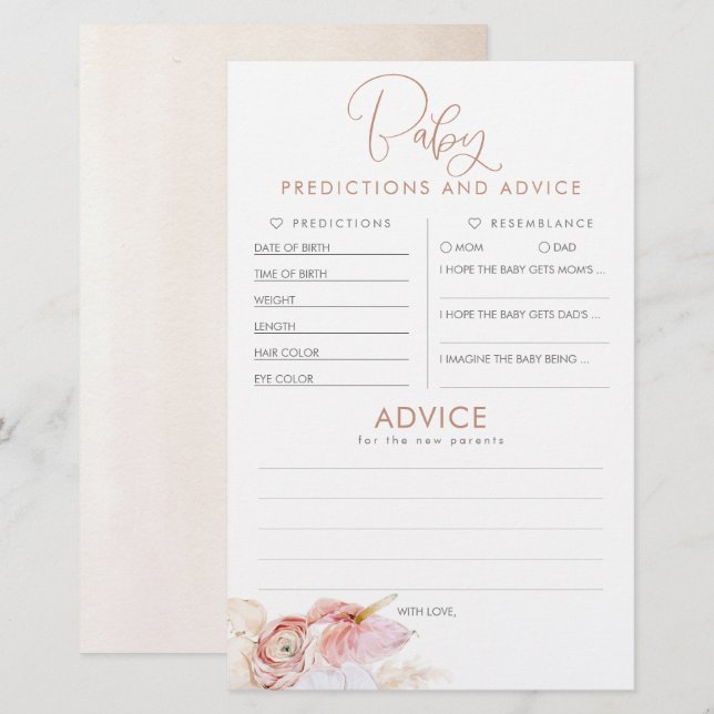 Bebês Predicações e Jogo de Chá de fraldas de Acon (Frente/Verso)