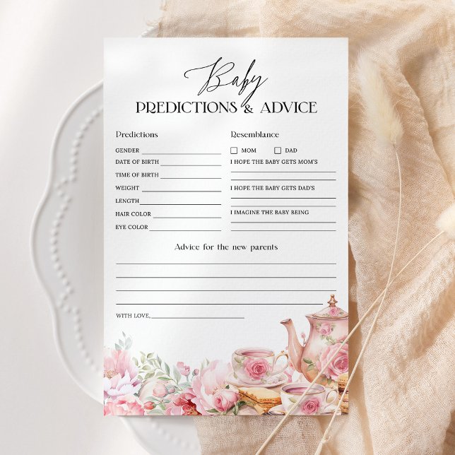 Bebês Predições e Conselhos sobre o Jogo do Chá Fl (Criador carregado)