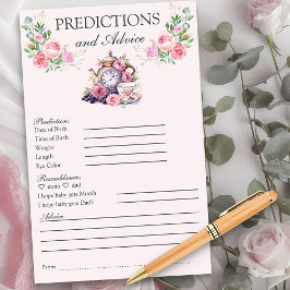 Bebês Predições e conselhos Vintage Tea Pote Flora