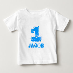 Bebês primeiro aniversario de camisa para um meni
