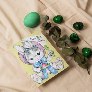 Bebês retrorreflectores Cartão postal de primeira