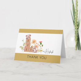 Bebês, Ursos e Cartões de agradecimentos de flores