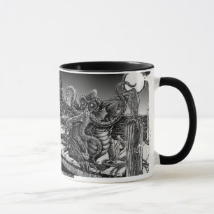 Bebida de R'lyeh do café profundamente uma caneca