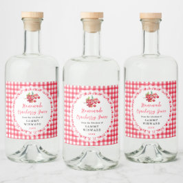 Bebida de suco de amora caseira