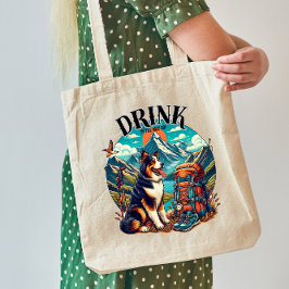 Bebida No Ar Selvagem Montanha Bernesa Do Bolsa