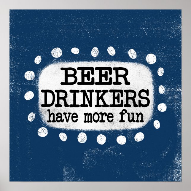Bebidas Bebidas Têm Mais Arte De Muro De Poster (Frente)