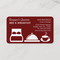 Bed and Brefast Cartão de visita