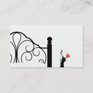 Bed & Brefast - Cartão de visita Rosa Rosa Rosa Ro