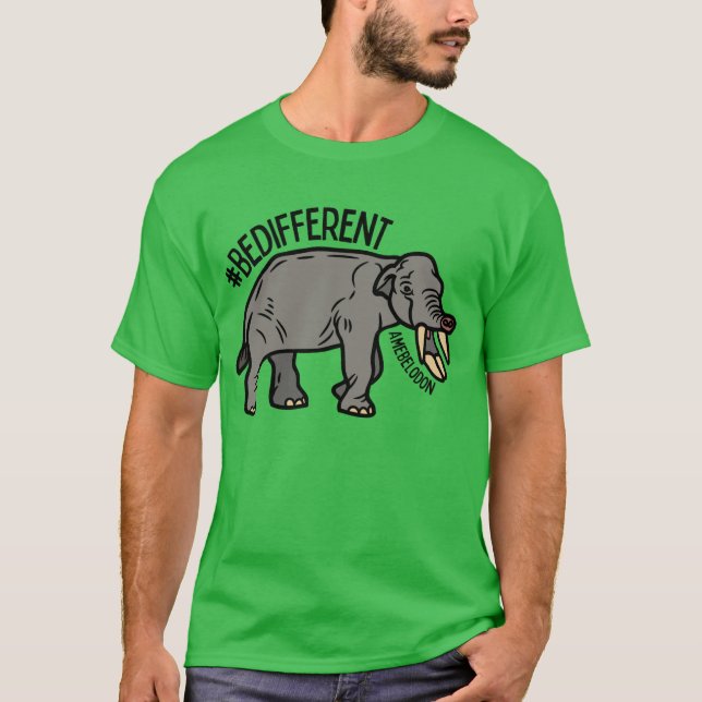 #BeDifferent Amebelodon T-Shirt (Frente)