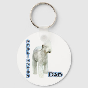 Bedlington Terrier Pai 4 - Chaveiro
