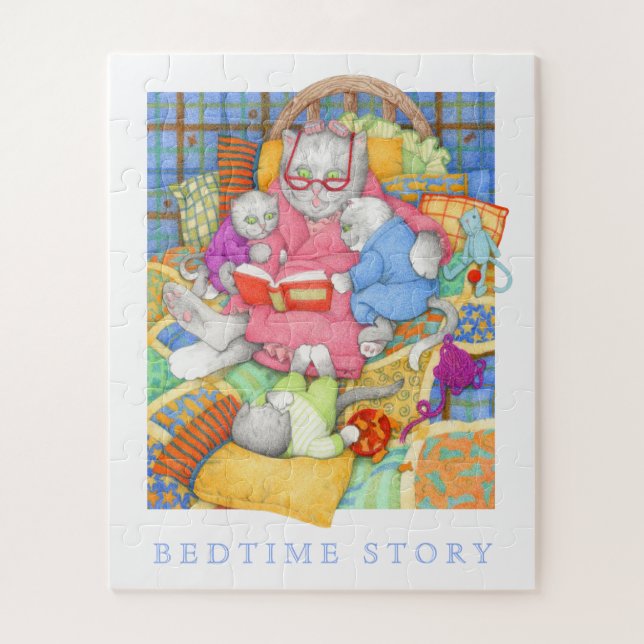 BEDTIME STORY 16x20 — Quebra-cabeça de peças grand (Vertical)