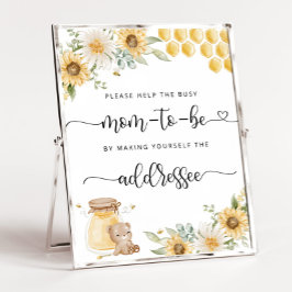 Bee Ajude a Mãe Ocupada a Morar um Poster de Envel