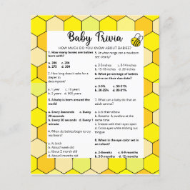 Bee Baby Trivia | Jogo Chá de fraldas