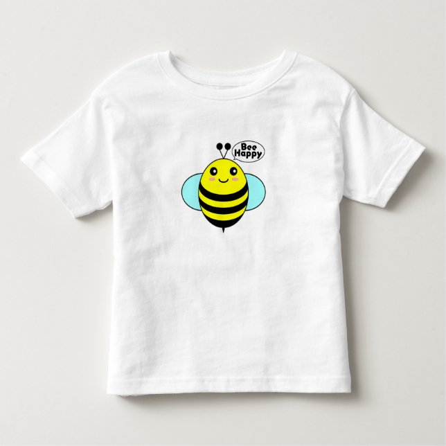 Bee Happy T-Shirt (Frente)