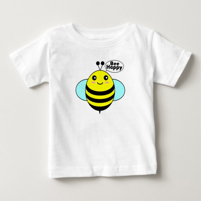 Bee Happy T-Shirt (Frente)