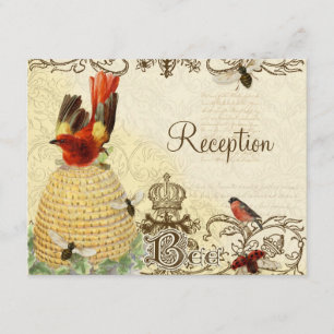 Bee Happy Vintage - Convite para recepção