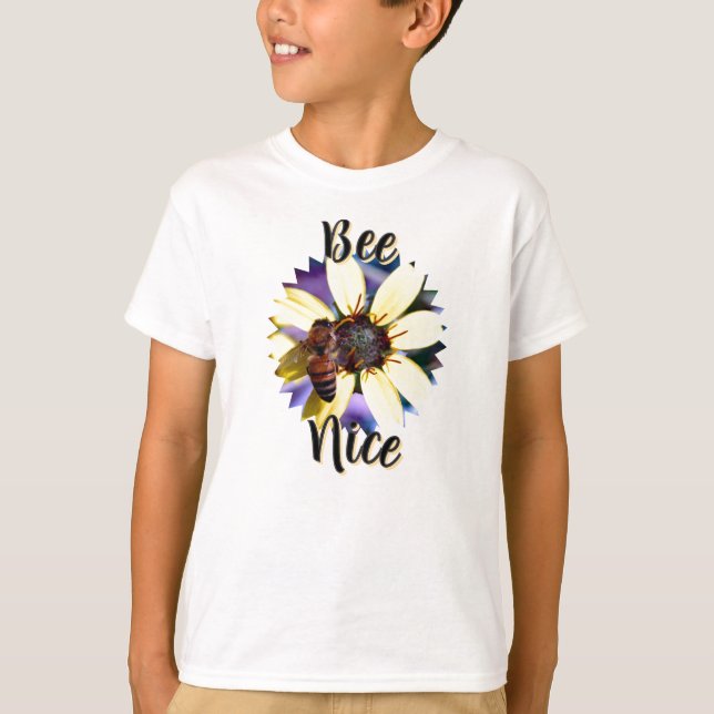 Bee Nice Kids T-Shirt (Frente)