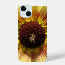 Bee on Sunflower phone case