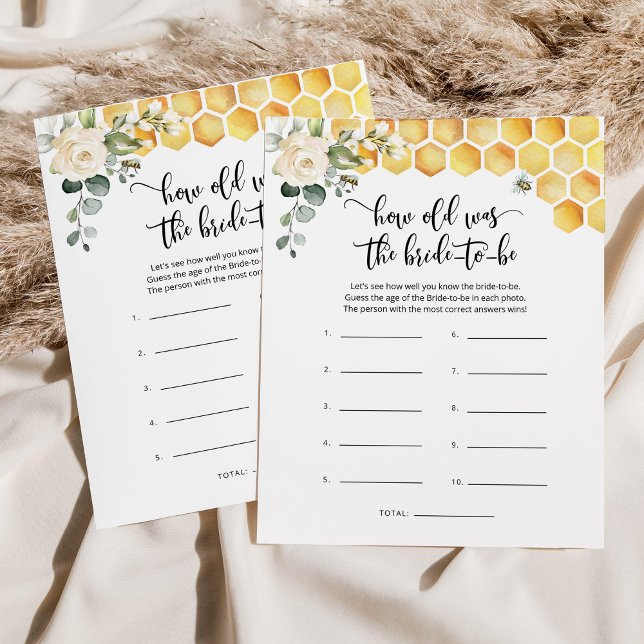 Bee Quantos anos tinha a noiva de ser um jogo de c (Criador carregado)