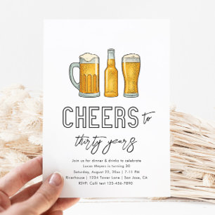 Beer Birthday Convite Bebidas Aniversário