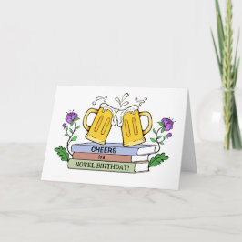 Beer Engraçado e Cartão de Aniversário do Livro