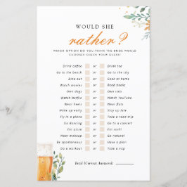 Beer Love está a criar, ela iria Preferencialmente