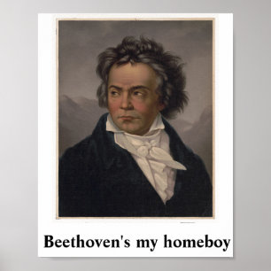 Beethoven é o meu Poster ficar em casa