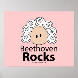 Beethoven Rocks Beethoven Poster