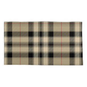 Beige Black Xadrez Pair King