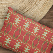 Beige Ochre Brown Red Orange - Padrão de Arte Trib