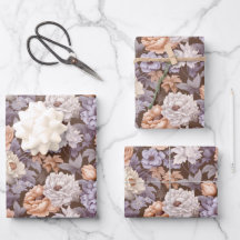 Beige pálido pálido e pálido, flores de pêssego es
