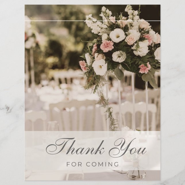 Beige Pastel Elegant Obrigado Souvenir (Frente)