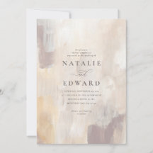 Beige texturizado pintado e casamento elegante com