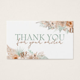 beige tropical e obrigado de menta, cartão de desc