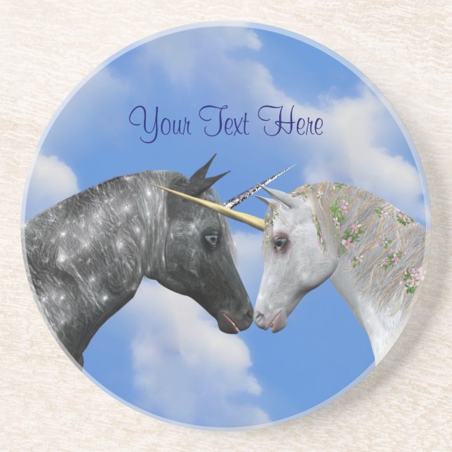 Beijar Porta copos de Cavalo Fantasia dos Unicórni (Frente)