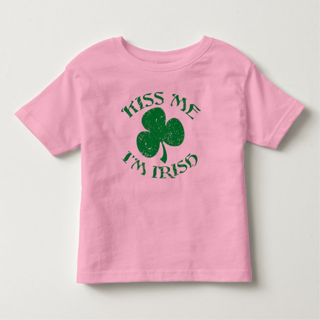 Beije-me camisa do irlandês Im (Frente)