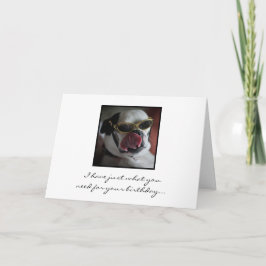 Beije-me cartão de aniversário