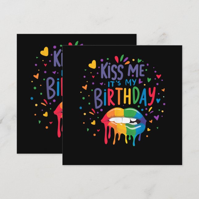 Beije Me É Meu Aniversário (Frente/Verso)