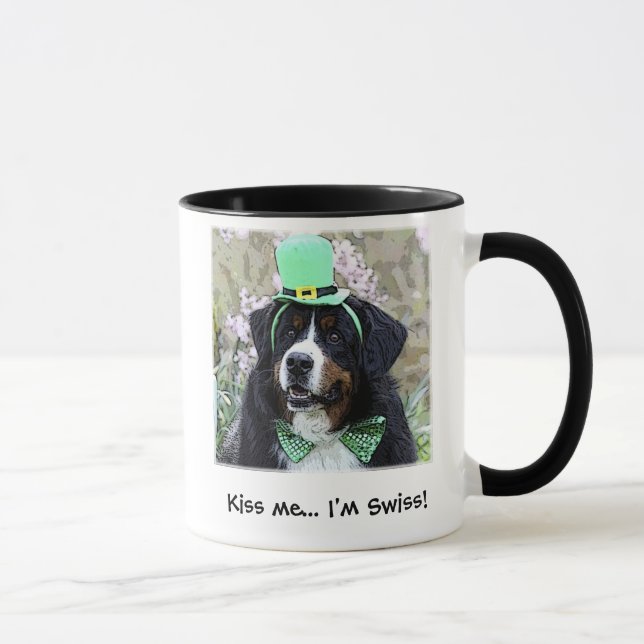 Beije-me… Eu sou caneca de Berner do suíço (Direita)