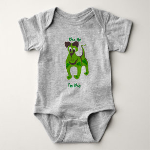 Beije-me, mim são t-shirt irlandês do filhote de