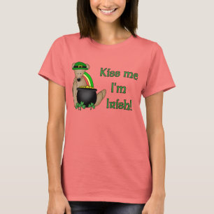 Beije-me que eu sou t-shirt irlandês