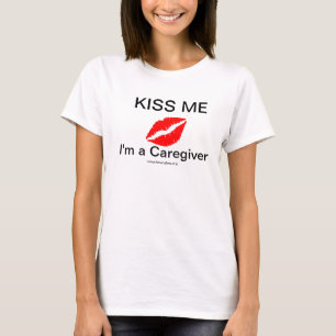 Beije-me que eu sou um t-shirt das mulheres do